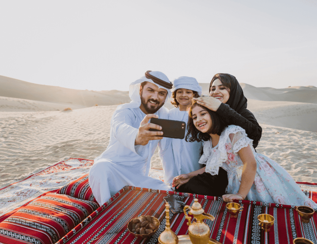 Arab Family in Dubai