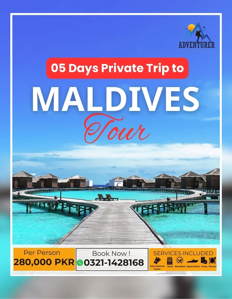 maldives tour packages from pakistan